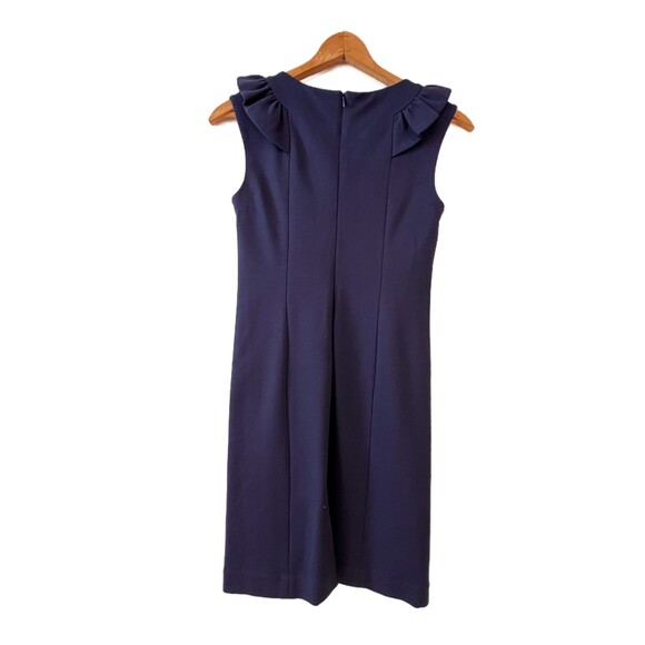 Banana Republic Gail Sheath Dress Blue Size 2 Sleeveless Office Work - Picture 5 of 9